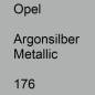 Preview: Opel, Argonsilber Metallic, 176.